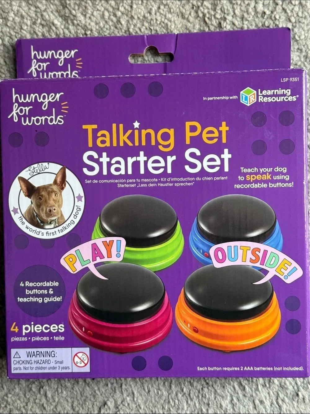 Hunger For Words Talking Pet Starter Set!